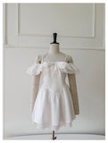 Pretty A line Off The Shoulder White Short Formal Homecoming Dresses Middle School Short 21st Birthday Outfits Graduation Dress Mini Cocktail Dresses HZ1121