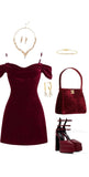 Cute A line Spaghetti Straps Burgundy Mini Short Formal 8th Grade Homecoming Dresses Summer Middle School Hoco Dress Homecoming Outfits HZ1121