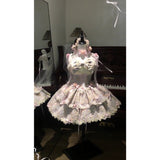 Vintage Ball Gown Spaghetti Straps Lace Summer 18th Birthday Dress Lolita Dress Mini 18th Birthday Outfits Short Lolita Outfit HZ1121