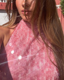 Cute A Line Halter Pink Sequin Formal Homecoming Dresses 18th Birthday Outfits Graduation Dress Short Mini Hoco Dresses HZ1121