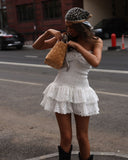 Modest Sheath Strapless Tight White Lace Formal Homecoming Dresses 18th Birthday Outfits Graduation Dress Short Hoco Dresses HZ1121
