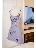 Cute Ball Gown Spaghetti Straps Light Grape Formal Homecoming Dresses 8th Grad Dance Graduation Dress Short Hoco Dresses HZ1121