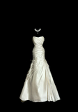 Retro Bridal Dress Mermaid Sweetheart Ivory Satin Long Wedding Dress Retro Wedding Dresses Modest Wedding Gowns HZ1121