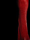 Vintage Mermaid Spaghetti Straps Red Sequin Long Prom Dresses Party Dress 18th Birthday Outfits Graduation Dresses HZ1121
