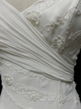 Vintage Bridal Dress Mermaid Spaghetti Straps Chiffon Beads White Long Wedding Dress Retro Wedding Dresses Modest Wedding Gowns HZ1121