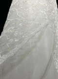 Vintage Bridal Dress Ball Gown Spaghetti Straps Lace Ivory Long Wedding Dress Retro Wedding Dresses Modest Wedding Gowns HZ1121