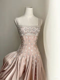 Sparkly A Line Square Neck Silver Beads Sequin Short Formal Homecoming Dresses Party Graduation Dress Hoco Dresses HZ1121