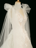 Pretty Wedding Dress Ball Gown V Neck Sleeveless Tulle Lace Long Vintage Wedding Dresses Bridal Gowns Brides Gown HZ1121