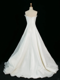 Elegant Wedding Dress Ball Gown Strapless Sleeveless White Summer Long Wedding Dresses Bride Dress Bridal Gowns HZ1121