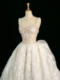 Elegant Wedding Dress Ball Gown Sweetheart Sleeveless White Lace Summer Long Wedding Dresses Bride Dress Bridal Gowns HZ1121