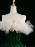 Cute Ball Gown Strapless Dark Green Short Velvet Formal 8th Grade Homecoming Dresses Summer Middle School Hoco Dress Homecoming Outfits HZ1121