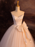 Elegant Wedding Dress Ball Gown Sweetheart Sleeveless Tulle Long Wedding Dresses Bride Dress Bridal Gowns HZ1121