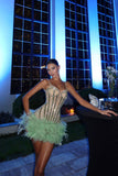 Pretty Sheath Straps Sequin Mint Green Short Formal 8th Grade Homecoming Dresses Summer Middle School Hoco Dress 6th Grade Graduation Outfits HZ1121