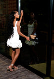 Pretty Sheath Square Neck Sleeveless Black Short Formal 8th Grade Homecoming Dresses Summer Middle School Hoco Dress Homecoming Outfits HZ1121
