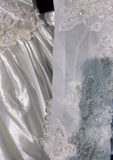 Retro Wedding Dress 1950s 1940s Ball Gown High Neck Lace White Long Sleeves Wedding Dresses Bridal Gowns Brides Gown HZ1121