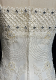 Vintage Wedding Dress 1970s Mermaid Spaghetti Straps Lace Long Wedding Dresses Bridal Gowns Elegant Brides Gown HZ1121