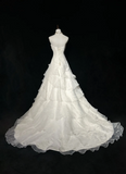 Retro Wedding Dress 1950s 1940s Ball Gown Spaghetti Straps White Long Wedding Dresses Bridal Gowns Brides Gown HZ1121