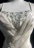 Retro Wedding Dress 1950s 1940s Mermaid Spaghetti Straps Long Wedding Dresses Bridal Gowns Brides Gown HZ1121