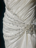 Retro Wedding Dress 1950s 1940s Mermaid Spaghetti Straps Long Wedding Dresses Bridal Gowns Brides Gown HZ1121