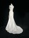 Retro Wedding Dress 1950s 1940s Mermaid Spaghetti Straps Long Wedding Dresses Bridal Gowns Brides Gown HZ1121