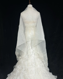 Retro Wedding Dress 1950s 1940s Mermaid Spaghetti Straps Tulle Long Wedding Dresses Bridal Gowns Elegant Brides Gown HZ1121