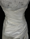 Vintage Wedding Dress 1970s High Low Strapless Lace Ivory Wedding Dresses Bridal Gowns Elegant Brides Gown HZ1121