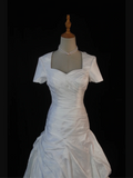 Vintage Wedding Dress 1970s Mermaid Sweetheart White Satin Long Wedding Dresses Bridal Gowns Elegant Brides Gown HZ1121