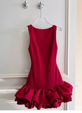 Cute Sheath Scoop Sleeveless Burgundy Short Formal 8th Grade Homecoming Dresses Summer Middle School Hoco Dress Homecoming Outfits HZ1121