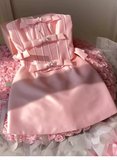 Cute A line 2 Pieces Pink Satin Mini Short Formal 8th Grade Homecoming Dresses Summer Middle School Hoco Dress Homecoming Outfits 25 Birthday Dress HZ1121