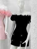 Cute A line Off The Shoulder White Mini Short Formal 8th Grade Homecoming Dresses Summer Middle School Hoco Dress Homecoming Outfits HZ1121