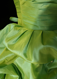 Vintage Ball Gown Sweetheart Taffeta Green Sleeveless Mini Short Formal 8th Grade Homecoming Dresses Summer Middle School Hoco Dress Homecoming Outfits HZ1121