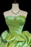Vintage Ball Gown Sweetheart Taffeta Green Sleeveless Mini Short Formal 8th Grade Homecoming Dresses Summer Middle School Hoco Dress Homecoming Outfits HZ1121