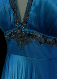 Pretty A line Halter Royal Blue Tea Length Formal 8th Grade Homecoming Dresses Summer Middle School Hoco Dress Homecoming Outfits HZ1121
