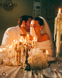 Dreamy Wedding Dress Mermaid Off The Shoulder Satin White Wedding Dresses Bridal Gowns HZ1121