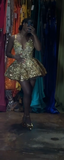 Pretty Ball Gown Spaghetti Straps Gold Lace Formal 8th Grade Homecoming Dresses Summer Middle School Hoco Dress Homecoming Outfits HZ1121
