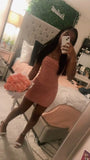 Pretty Sheath Spaghetti Straps Pink Short Mini Formal 8th Grade Homecoming Dresses Summer Middle School Hoco Dress Homecoming Outfits HZ1121