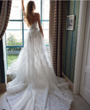 Modest Bridal Gown Ball Gown Strapless White Lace Long Summer Autumn Wedding Dresses Elegant Bridal Gowns HZ1121