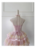 Cute Ball Gown Spaghetti Straps Pink Short Homecoming Dress Summer Middle School Formal 8th Grade Hoco Dresses Summer Homecoming Outfits HZ1121