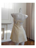 Cute A line Square Neck Short Satin Formal 8th Grade Homecoming Dresses Summer Middle School Hoco Dress Homecoming Outfits HZ1121