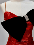 Gorgeous Mermaid Spaghetti Straps Red Long Prom Dress Party Dress Graduation Dresses HZ1121