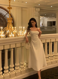 Sexy A line Square Satin 21st Birthday Dress Party Gown Birthday Outfits Birthday Dress Ideas For Women HZ1121