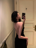 Elegant Glamour Mermaid V Neck Black Backless Long Prom Dress Party Dress Evening Dresses HZ1121