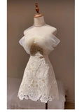 Cute A line Off The Shoulder White Summer Lace Homecoming Dress Hoco Dress Mini 20th Birthday Outfit Cocktail Dresses HZ1121