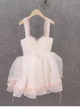 Cute A line Short Homecoming Dress Summer Pink Hoco Dresses Cocktail Dress For Senior Teens HZ1121