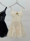 Simple A line Straps Ruffles Black Lace Short Homecoming Dress Summer Hoco Dresses Cocktail Dress HZ1121