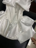 Cute A line White Short Homecoming Dress Summer Hoco Dresses Cocktail Dress For Senior Teens HZ1121