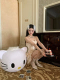 Cute Ball Gown Short Ruffles Homecoming Dress Summer Hoco Dresses Cocktail Dress For Senior Teens HZ1121