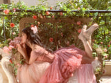 Cute Ball Gown Off The Shoulder Pink Lace Short Homecoming Dress Summer Pink Hoco Dresses Cocktail Dress For Senior Teens HZ1121