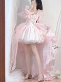 Pretty Ball Gown Short Spaghetti Straps Pink Homecoming Dress Summer Hoco Dresses Cocktail Dress For Senior Teens HZ1121
