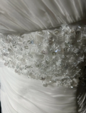 Vintage Bridal Gown Mermaid One Shoulder White Long Wedding Dresses Minimalist Bridal Gowns HZ1121